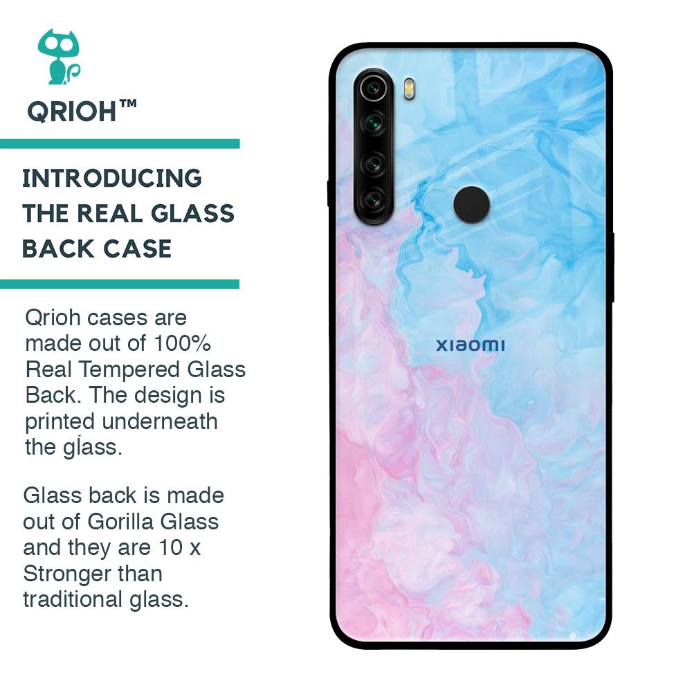 Mixed Watercolor Glass Case for Xiaomi Redmi Note 8
