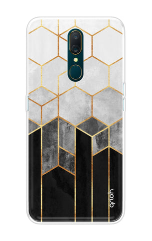 Hexagonal Pattern Oppo A9 Back Cover