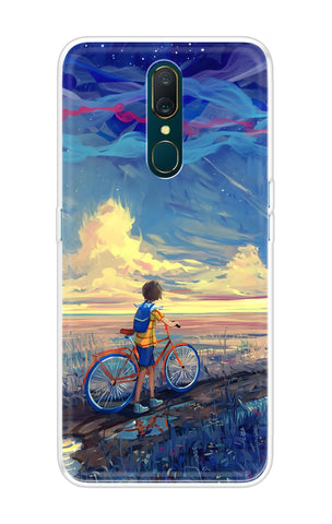 Riding Bicycle to Dreamland Oppo A9 Back Cover