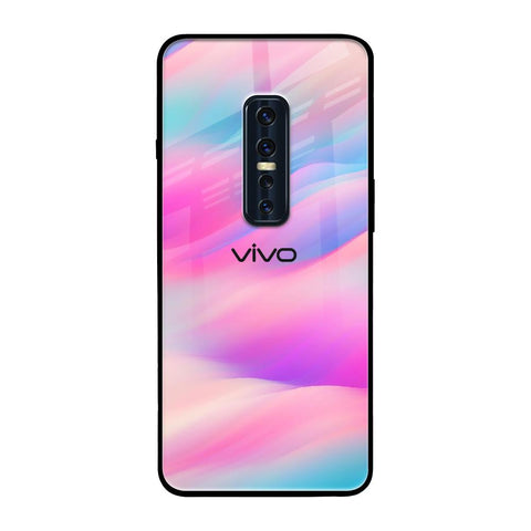 Colorful Waves Vivo V17 Pro Glass Cases & Covers Online
