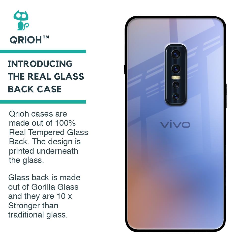 Blue Aura Glass Case for Vivo V17 Pro