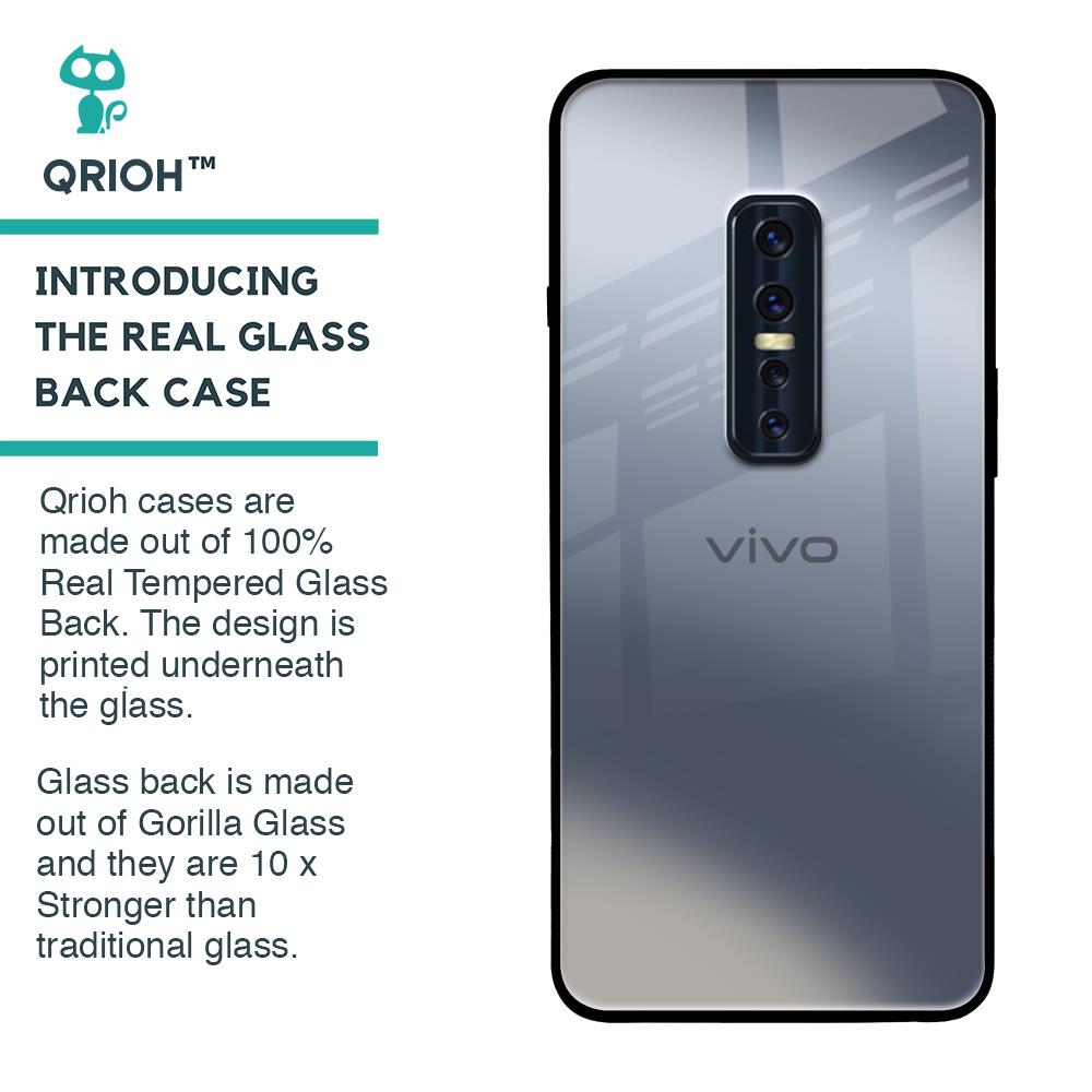 Space Grey Gradient Glass Case for Vivo V17 Pro
