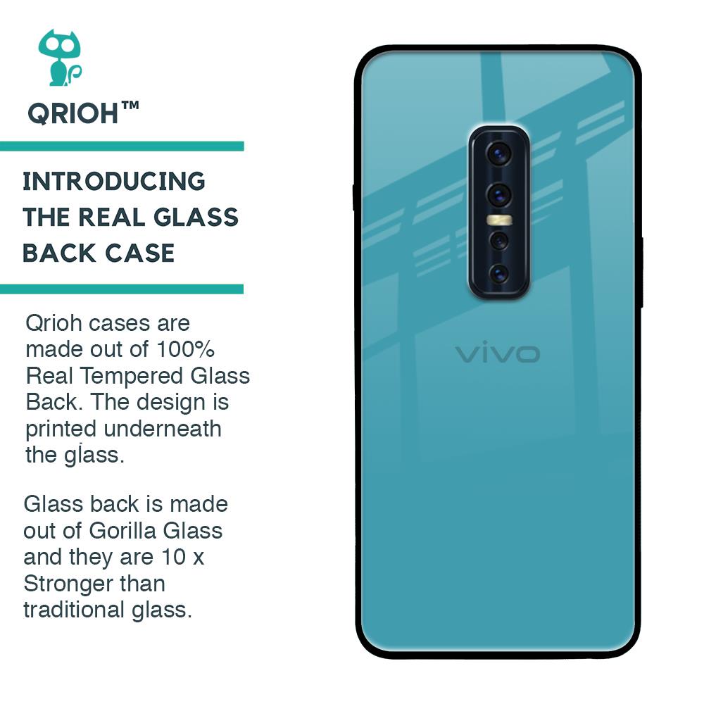 Oceanic Turquiose Glass Case for Vivo V17 Pro