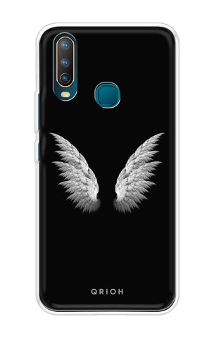 White Angel Wings Vivo U10 Back Cover