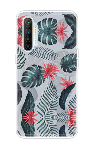 Retro Floral Leaf Realme XT Back Cover