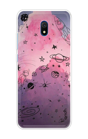 Space Doodles Art Xiaomi Redmi 8A Back Cover