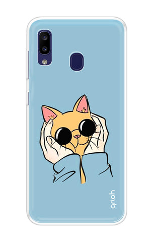 Attitude Cat Samsung Galaxy M10s Back Cover