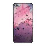 Space Doodles iPhone 6S Glass Back Cover Online
