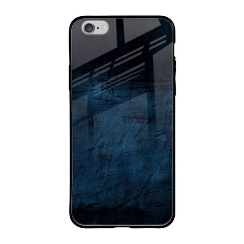 Dark Blue Grunge iPhone 6S Glass Back Cover Online