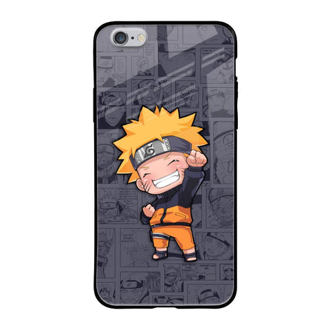 Orange Chubby iPhone 6S Glass Back Cover Online