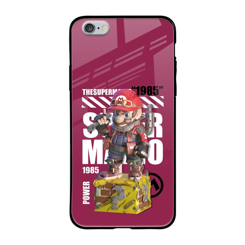 Gangster Hero iPhone 6S Glass Back Cover Online