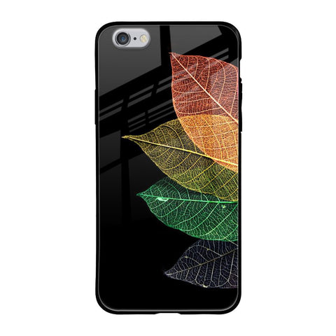 Colorful Leaves iPhone 6S Glass Back Cover Online