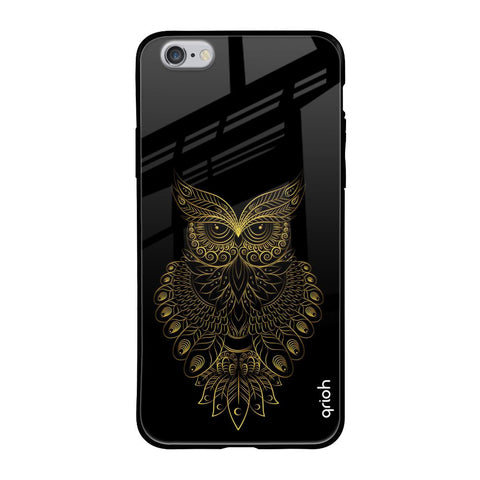 Golden Owl iPhone 6S Glass Back Cover Online