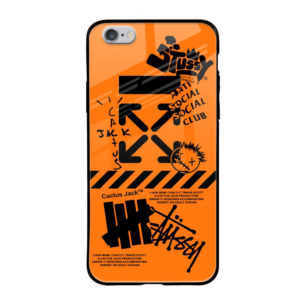 Anti Social Club iPhone 6S Glass Back Cover Online