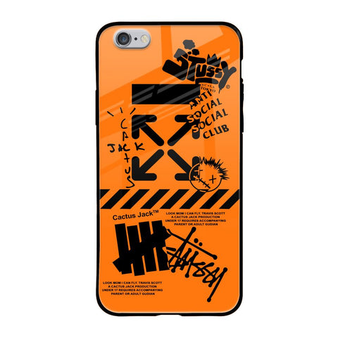 Anti Social Club iPhone 6S Glass Back Cover Online