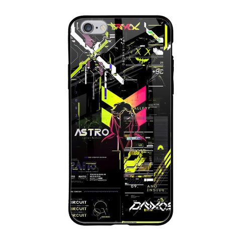 Astro Glitch iPhone 6S Glass Back Cover Online