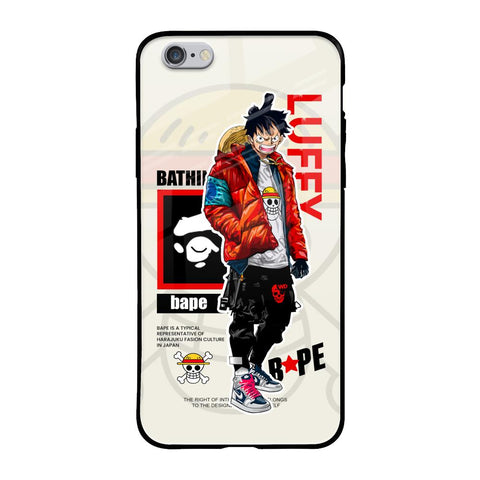 Bape Luffy iPhone 6S Glass Back Cover Online