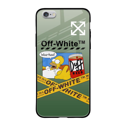Duff Beer iPhone 6S Glass Back Cover Online