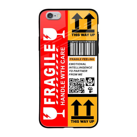 Handle With Care iPhone 6S Glass Back Cover Online