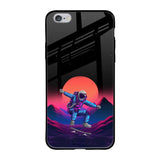 Retro Astronaut iPhone 6S Glass Back Cover Online