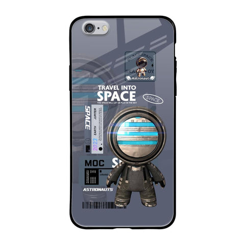Space Travel iPhone 6S Glass Back Cover Online