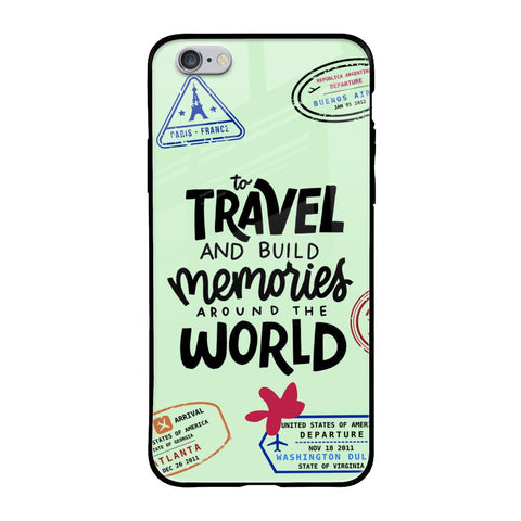 Travel Stamps iPhone 6S Glass Back Cover Online