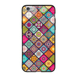 Multicolor Mandala iPhone 6S Glass Back Cover Online
