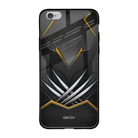 Black Warrior iPhone 6S Glass Back Cover Online