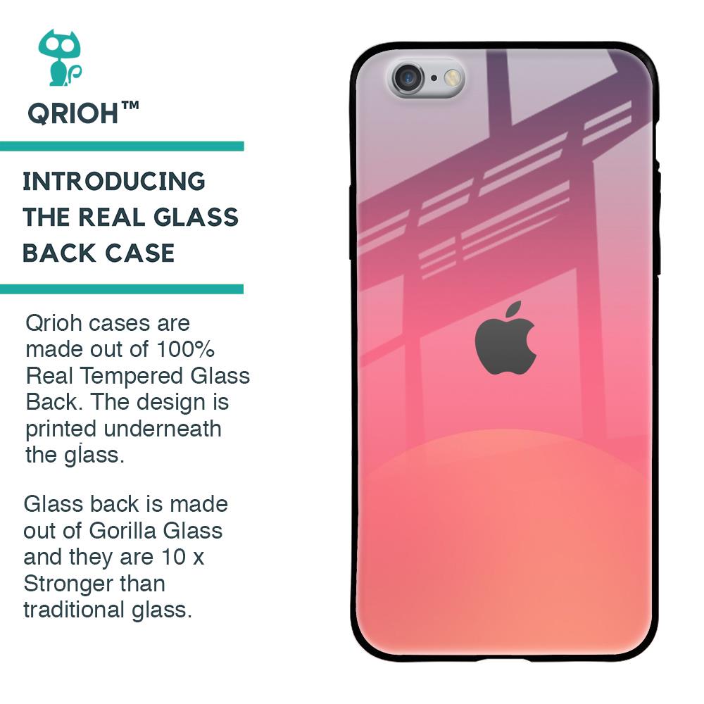 Sunset Orange Glass Case for iPhone 6s