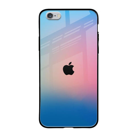 Blue & Pink Ombre iPhone 6S Glass Back Cover Online