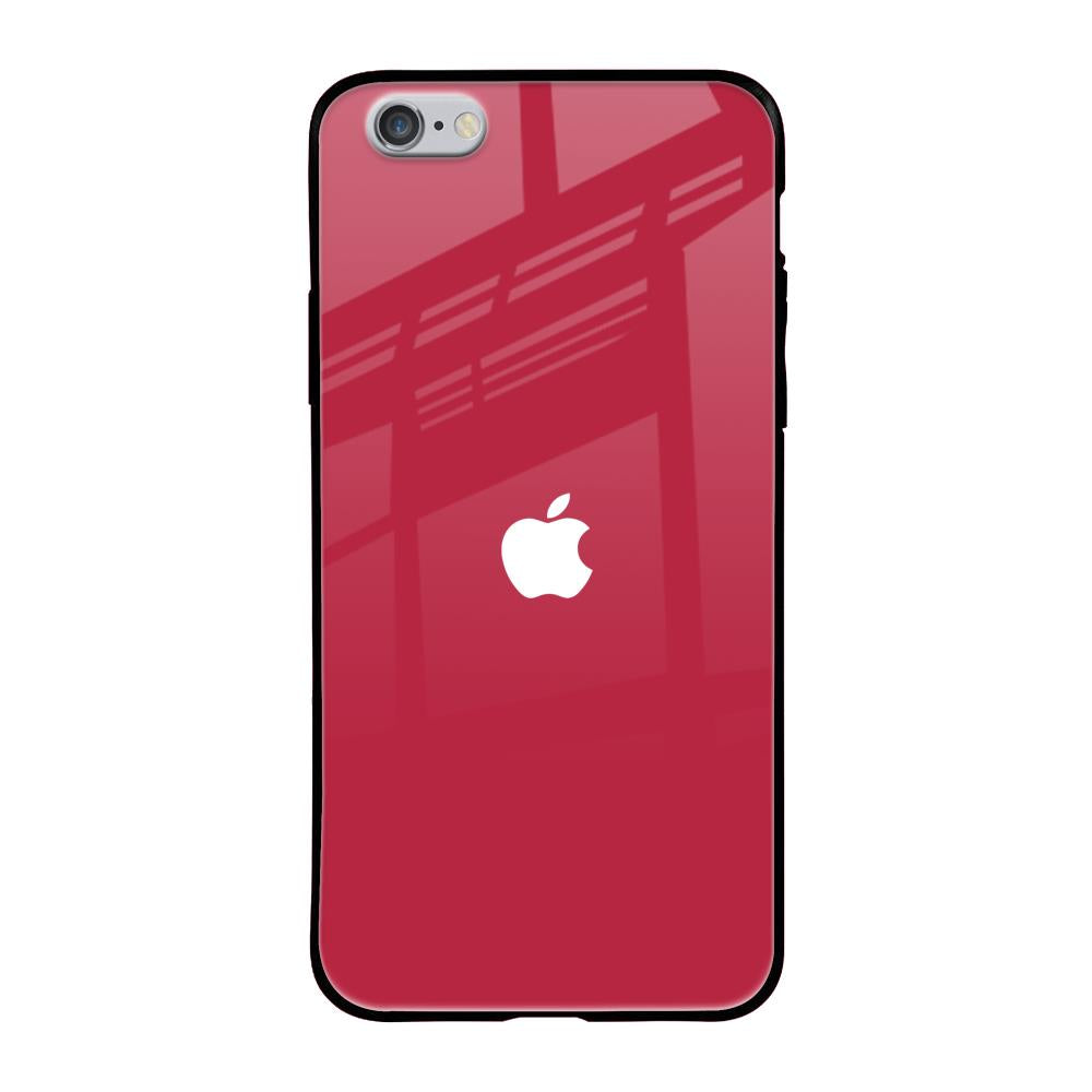 Solo Maroon iPhone 6S Glass Back Cover Online