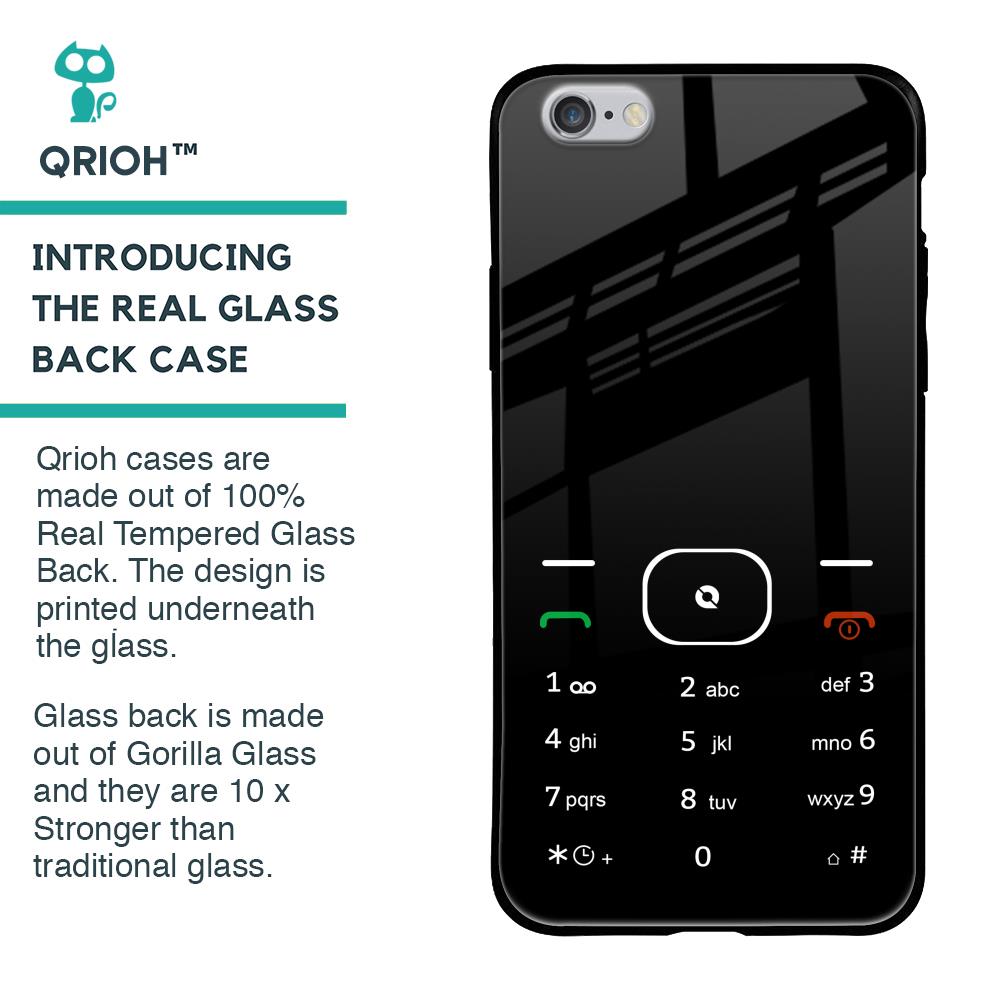 Classic Keypad Pattern Glass Case for iPhone 6S