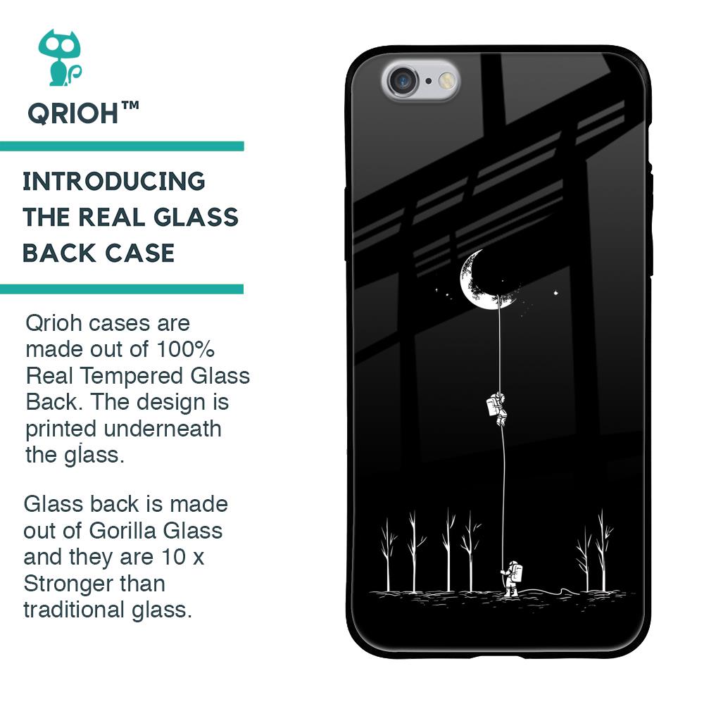 Catch the Moon Glass Case for iPhone 6S