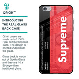 Supreme Ticket Glass Case for iPhone 6S