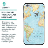 Travel Map Glass Case for iPhone 6S