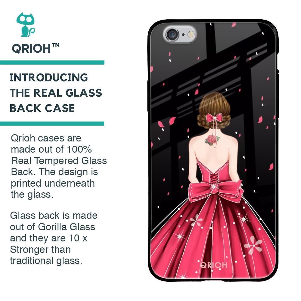 Fashion Princess Glass Case for iPhone 6S