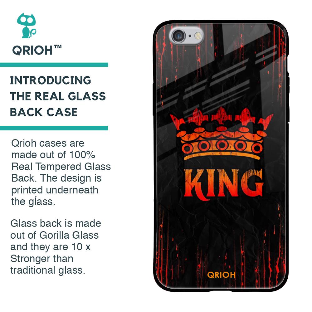 Royal King Glass Case for iPhone 6S