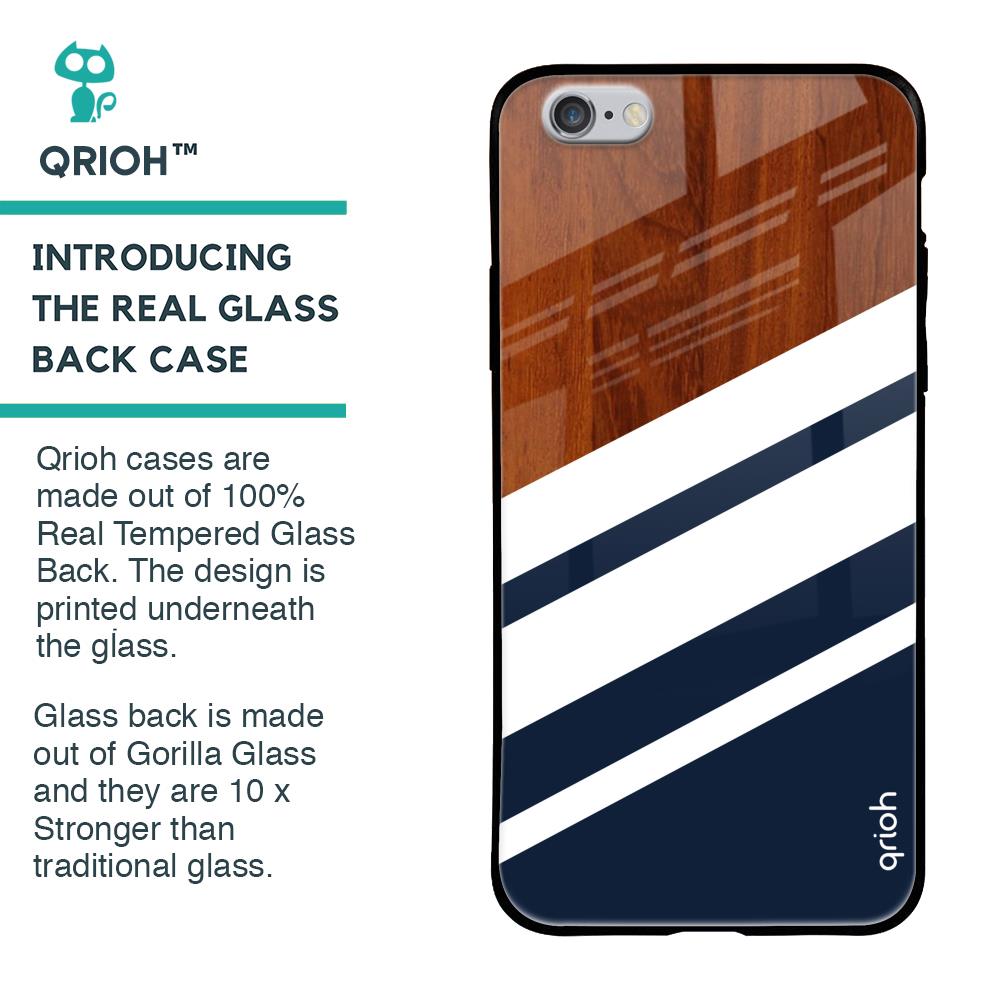 Bold Stripes Glass case for iPhone 6S