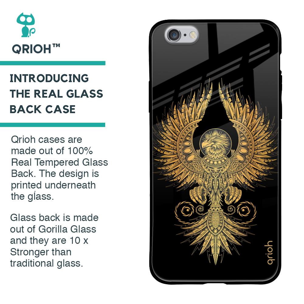 Mythical Phoenix Art Glass Case for iPhone 6S