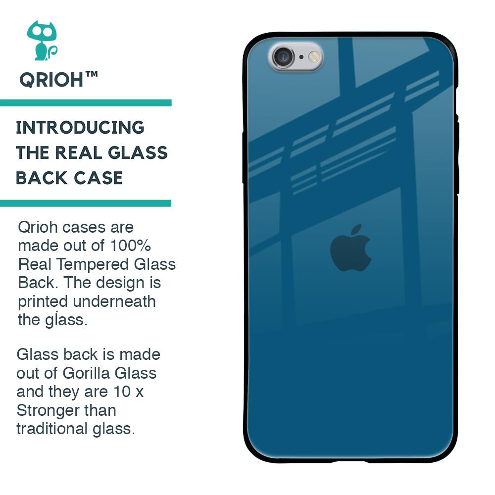 Cobalt Blue Glass Case for iPhone 6S