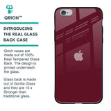 Classic Burgundy Glass Case for iPhone 6S