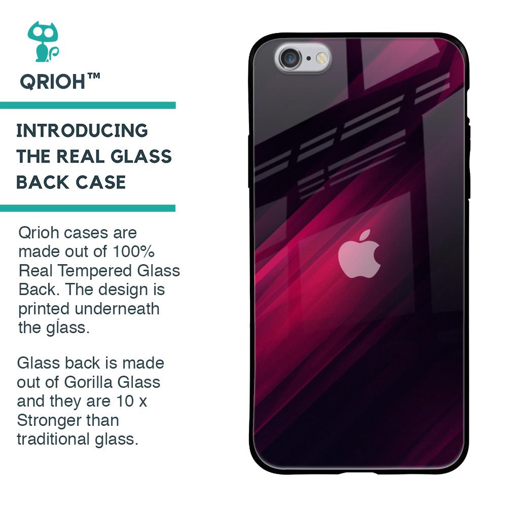 Razor Black Glass Case for iPhone 6S