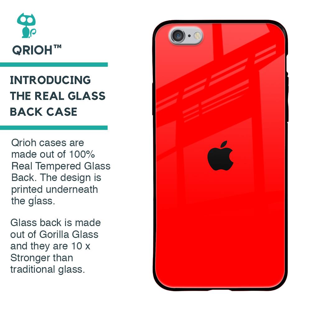 Blood Red Glass Case for iPhone 6S