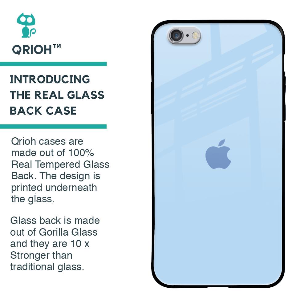 Pastel Sky Blue Glass Case for iPhone 6S