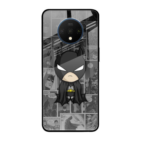 Cartoon Art OnePlus 7T Glass Back Cover Online