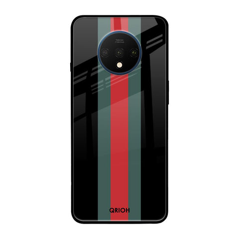 Vertical Stripes OnePlus 7T Glass Back Cover Online