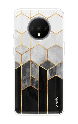 Hexagonal Pattern OnePlus 7T Back Cover