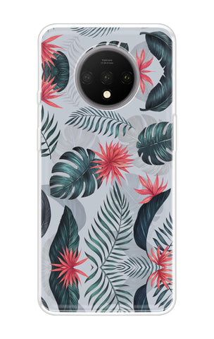 Retro Floral Leaf OnePlus 7T Back Cover