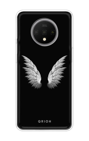 White Angel Wings OnePlus 7T Back Cover