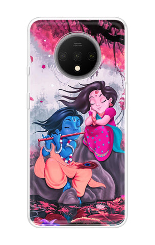 Radha Krishna Art OnePlus 7T Back Cover